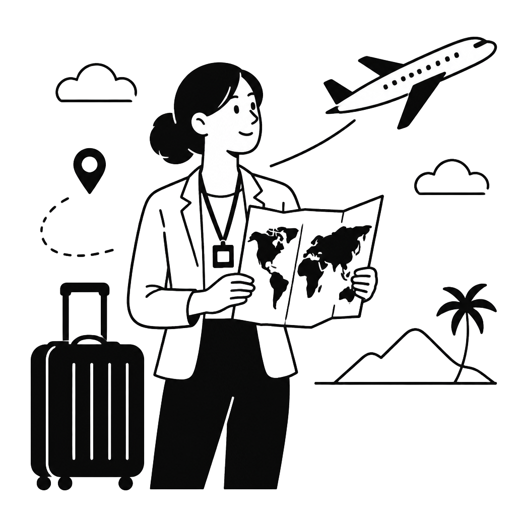 Travel industry illustration